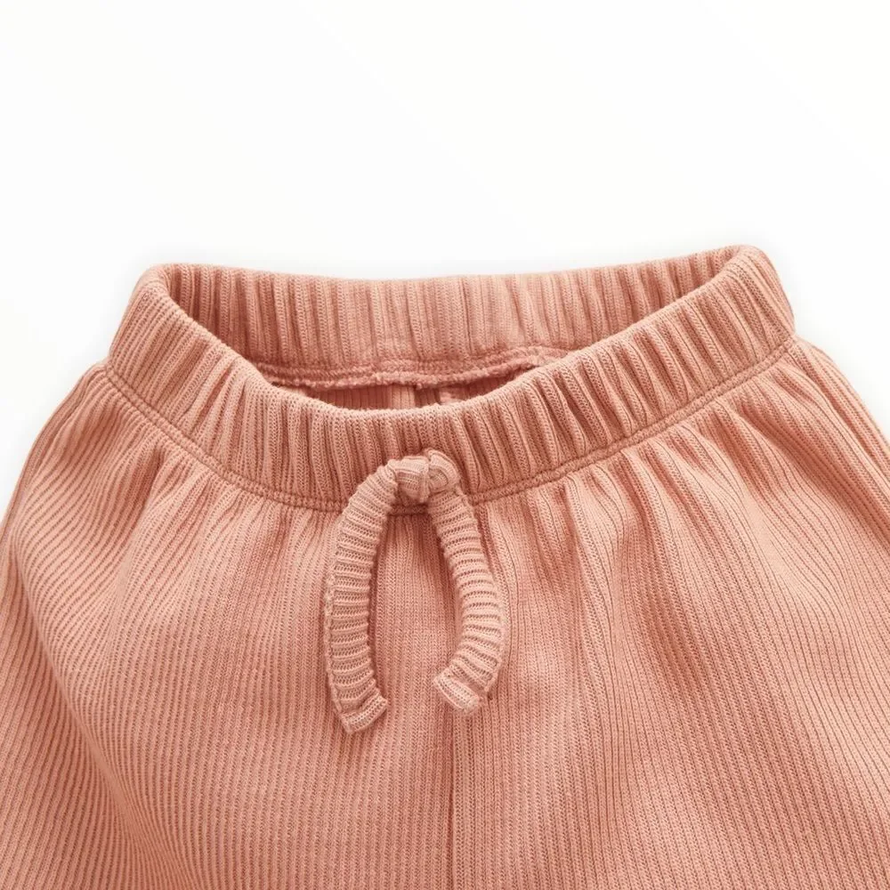 ZARA Kids Pink Ribbed Jogger Pants NWT Size 3T